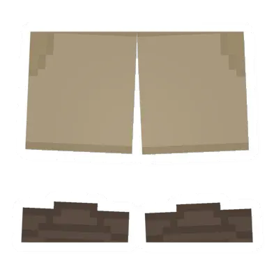 Unturned Khaki Shorts clothing icon