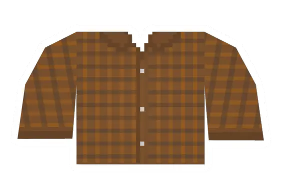 Unturned Orange Camping Shirt clothing icon