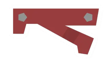 Unturned 3D Printed Horizontal Grip (Red) item icon