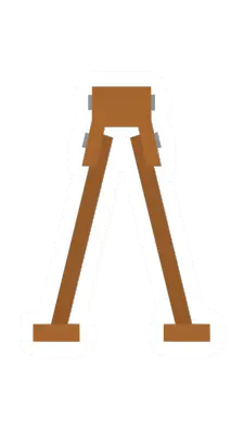 Unturned 3D Printed Bipod (Orange) item icon