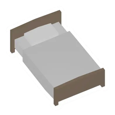 Unturned White Bed barricade icon