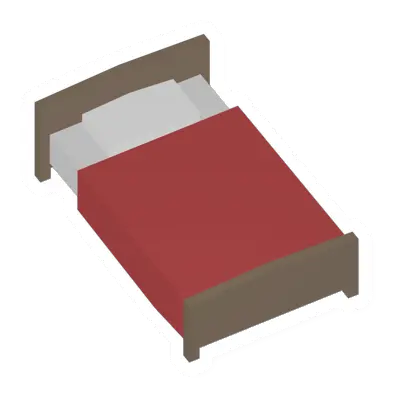 Unturned Red Bed barricade icon