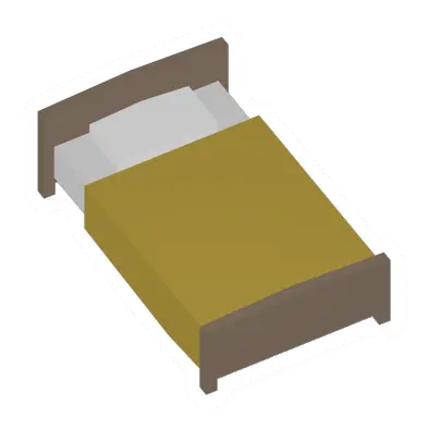 Unturned Yellow Bed barricade icon