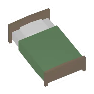 Unturned Green Bed barricade icon