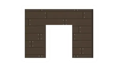 Unturned Wooden Doorway barricade icon