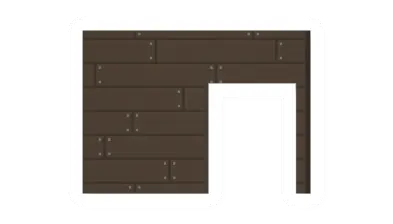 Unturned Wooden Offset Doorway barricade icon
