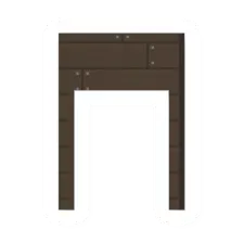 Unturned Wooden Half Doorway barricade icon