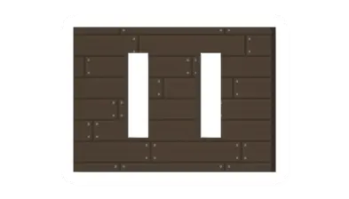 Unturned Wooden Vertical Window barricade icon