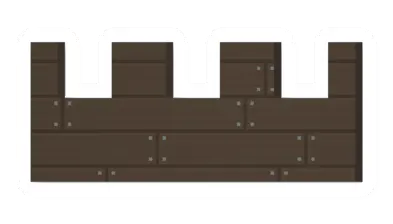 Unturned Wooden Slotted Rampart barricade icon