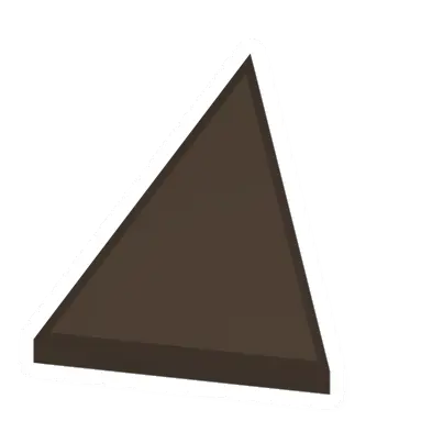 Unturned Wooden Lower Triangular Ramp barricade icon