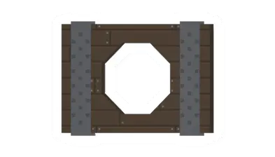 Unturned Reinforced Circular Window barricade icon