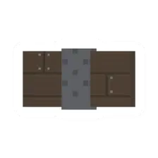 Unturned Reinforced Half Rampart barricade icon