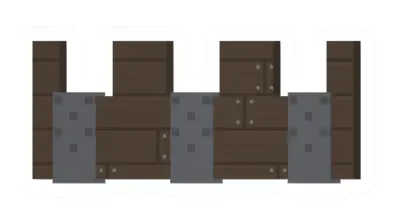 Unturned Reinforced Slotted Rampart barricade icon