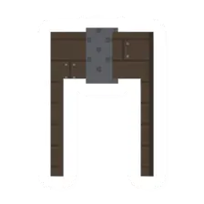 Unturned Reinforced Half Doorway barricade icon