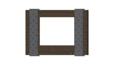 Unturned Reinforced Center Window barricade icon