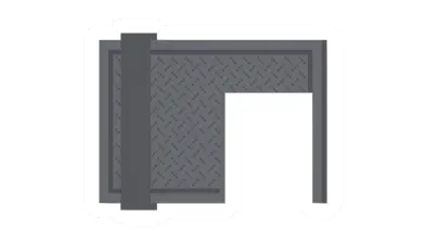 Unturned Metal Offset Doorway barricade icon