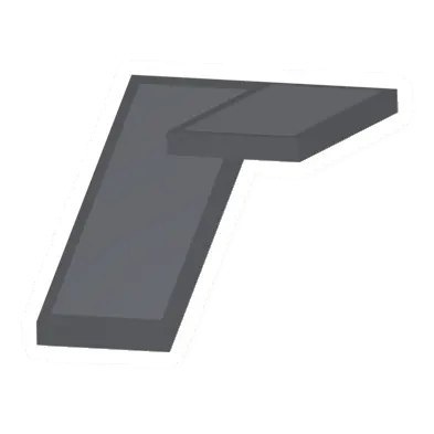 Unturned Metal Left Landing barricade icon