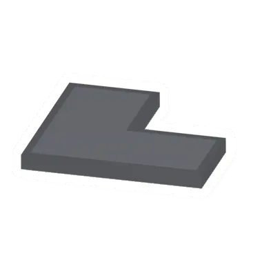 Unturned Metal Quartered Roof barricade icon