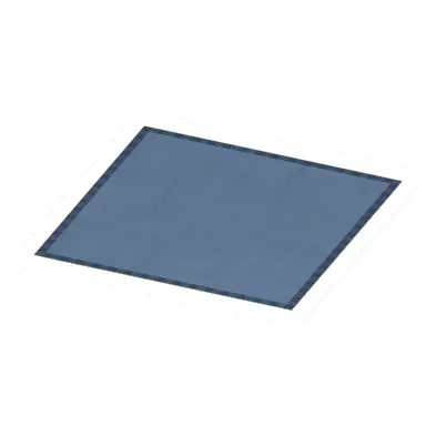 Unturned Square Carpet (Blue) barricade icon