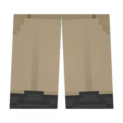 Unturned Tan Suit Bottom clothing icon