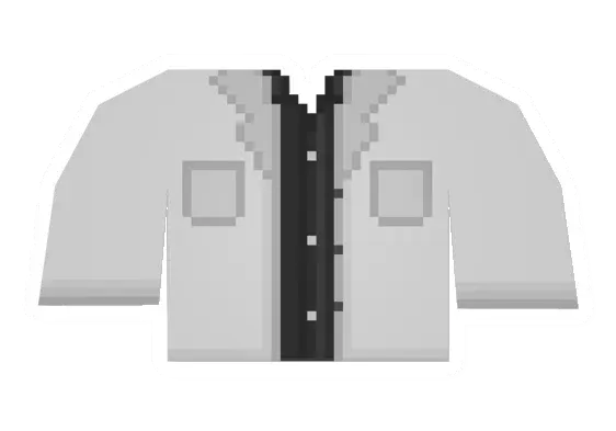 Unturned White Suit Top clothing icon
