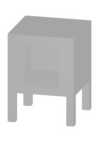 Unturned Plastic Shelter (White) barricade icon