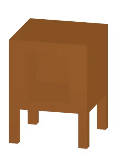 Unturned Plastic Shelter (Orange) barricade icon