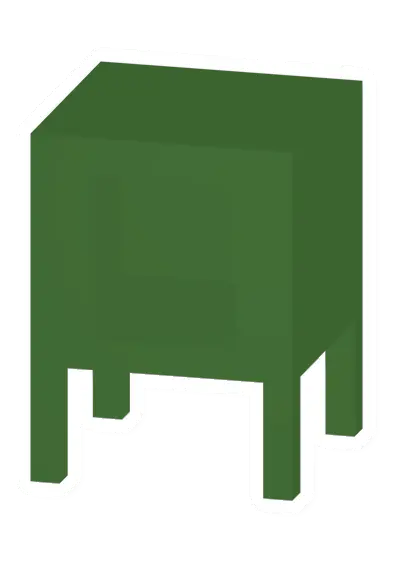 Unturned Plastic Shelter (Green) barricade icon