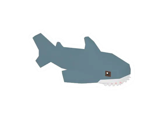 Unturned Plush Shark barricade icon