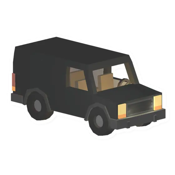 Unturned Black Van vehicle icon