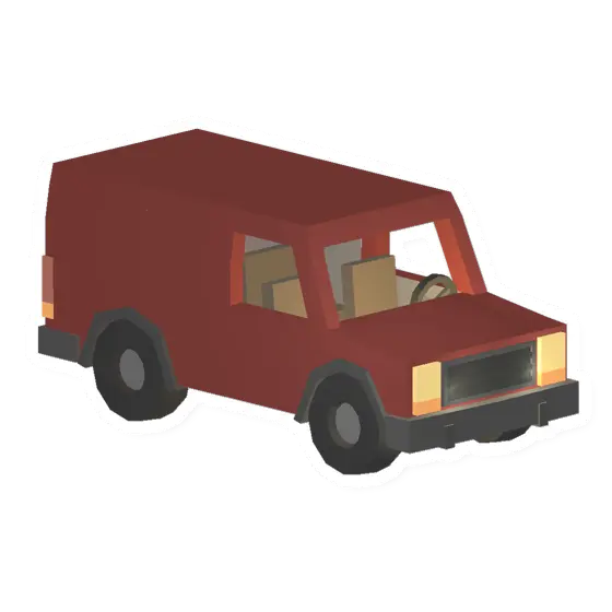 Unturned Red Van vehicle icon