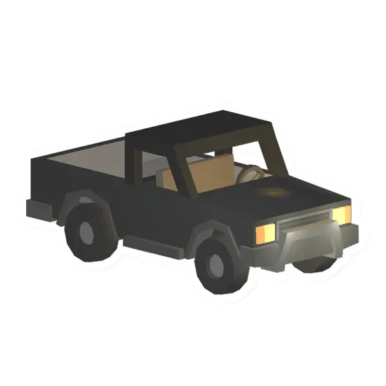 Unturned Black Pickup Truck vehicle icon