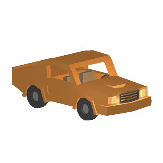 Unturned Orange Muscle Car vehicle icon