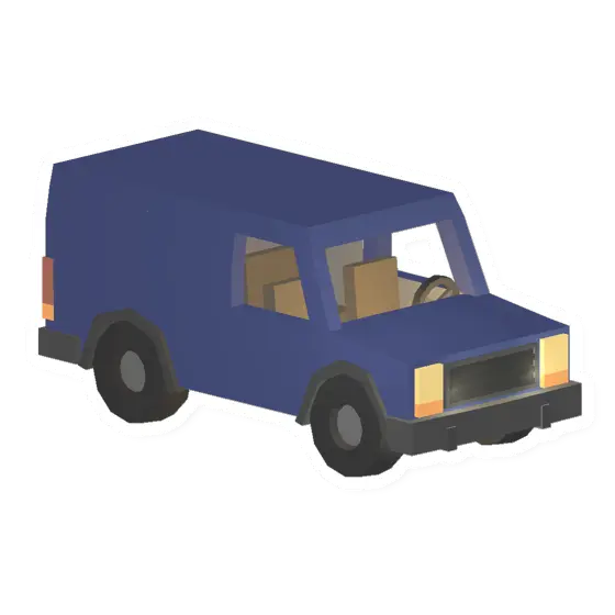 Unturned Blue Van vehicle icon