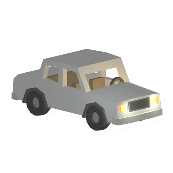 Unturned White Sedan icon