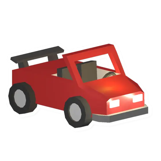 Unturned Red Sportscar vehicle icon