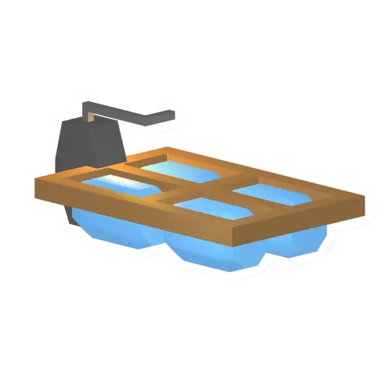 Unturned Makeshift Raft vehicle icon