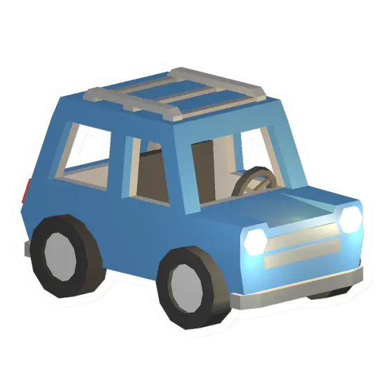 Unturned Blue Cooper vehicle icon