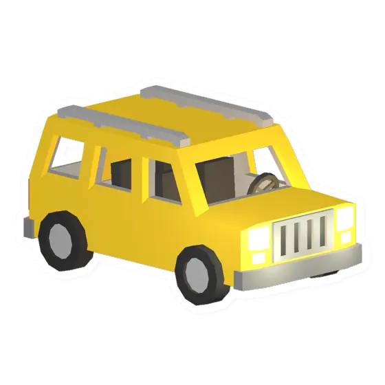 Unturned Yellow Scout vehicle icon