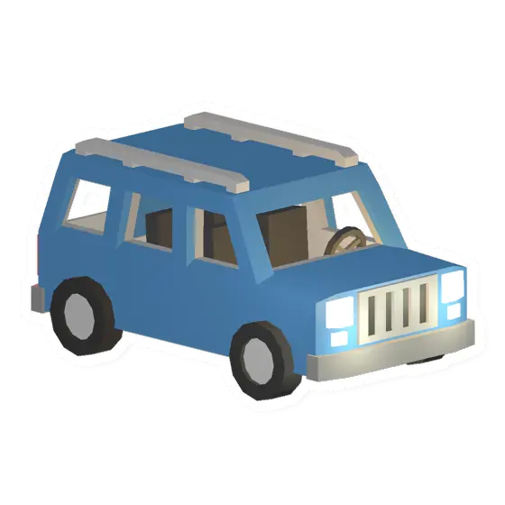 Unturned Blue Scout vehicle icon