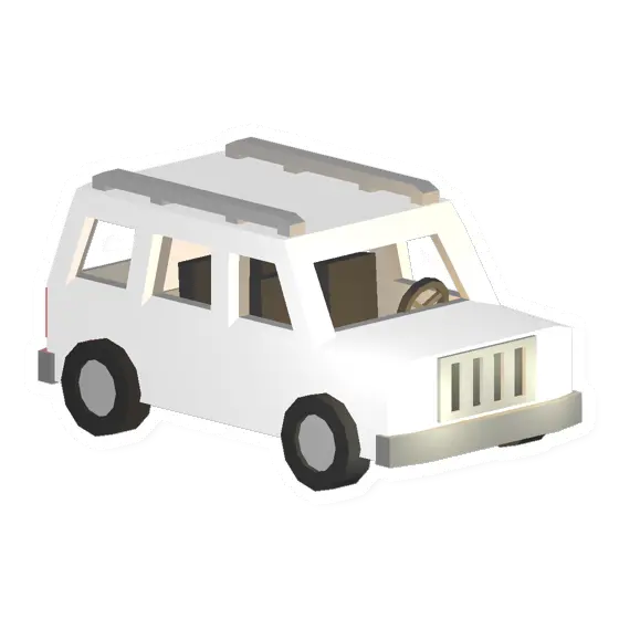 Unturned White Scout vehicle icon