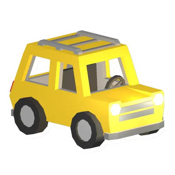 Unturned Yellow Cooper vehicle icon