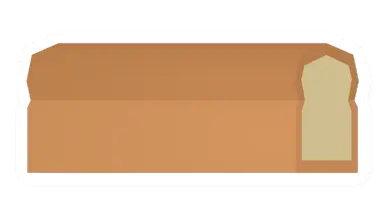 Unturned Bread Loaf icon