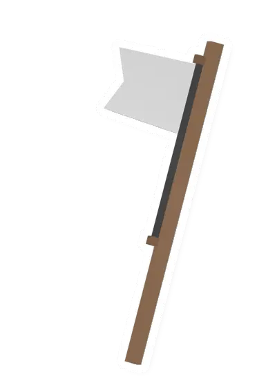 Unturned Wood Flag barricade icon