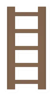 Unturned Wood Ladder barricade icon