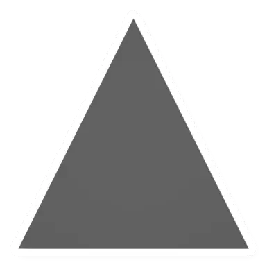 Unturned Triangular Concrete Floor barricade icon