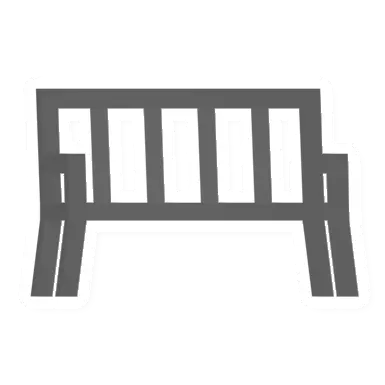 Unturned Metal Bench barricade icon