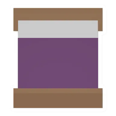 Unturned Purple Wood Double Bed item icon