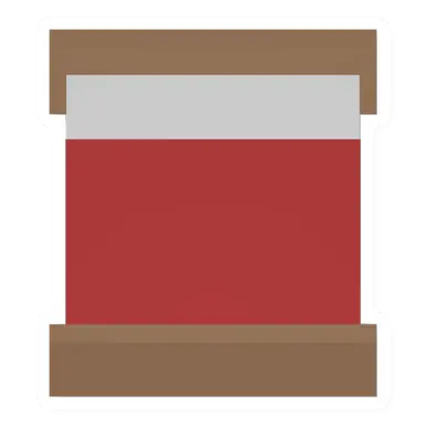 Unturned Red Wood Double Bed icon