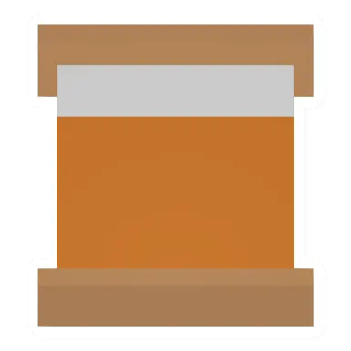 Unturned Orange Adobe Double Bed barricade icon